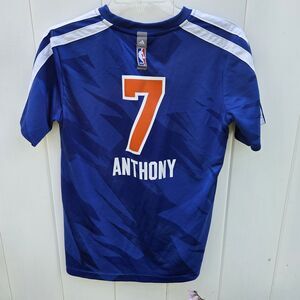 Adidas New York Knicks NBA Carmelo Anthony #7 Youth Large 14/16 Jersey Shirt